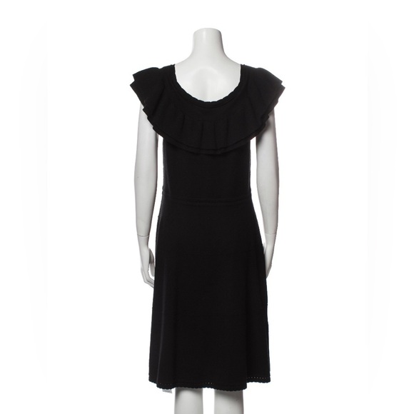 Saks Fifth Avenue Scoop Neck Knee-Length Dress Size: L - Picture 3 of 3
